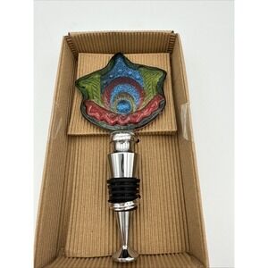 Peacock Wine Stopper NEW